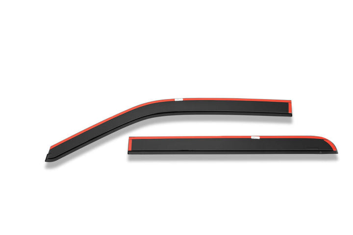 Husky Liners 15-24 Ford F-150 (Incl. Raptor/Lightning) Ventvisor Low Profile (4pc) - Smoke - Bull Strap