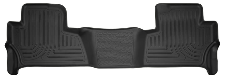 Husky Liners 15 Chevrolet Tahoe / 15 GMC Yukon X-Act Contour Black 2nd Seat Floor Liners - Bull Strap