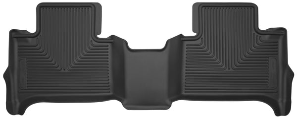 Husky Liners 15 Chevy Colorado / GMC Canyon X-Act Contour Black 2nd Row Floor Liners - Bull Strap