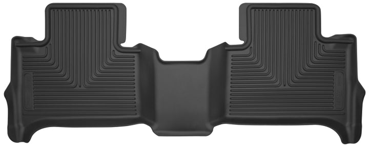 Husky Liners 15 Chevy Colorado / GMC Canyon X-Act Contour Black 2nd Row Floor Liners - Bull Strap