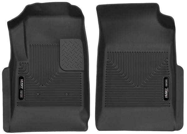 Husky Liners 15 Chevy Colorado / GMC Canyon X-Act Contour Black Front Floor Liners - Bull Strap