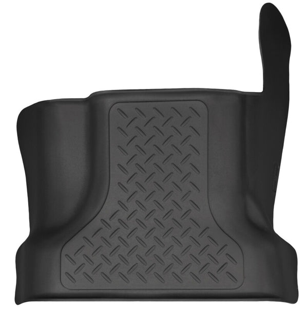 Husky Liners 15 Ford SuperDuty Super/Crew Cab WeatherBeater Center Hump Black Floor Liner - Bull Strap