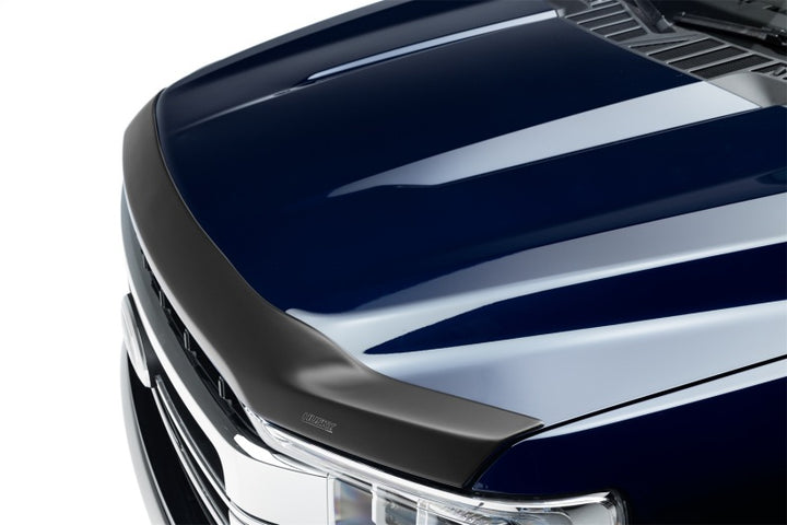 Husky Liners 16-18 Chevy Silverado 1500 Aeroskin Hood Protector - Matte Black - Bull Strap