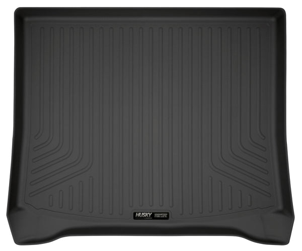 Husky Liners 17-18 Jeep Compass Weatherbeater Black Rear Cargo Liner - Bull Strap