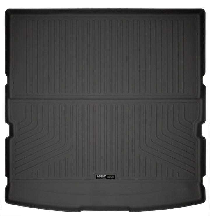 Husky Liners 18-22 Ford Expedition / 2018 Lincoln Navigator WeatherBeater Rear Cargo Liner - Black - Bull Strap
