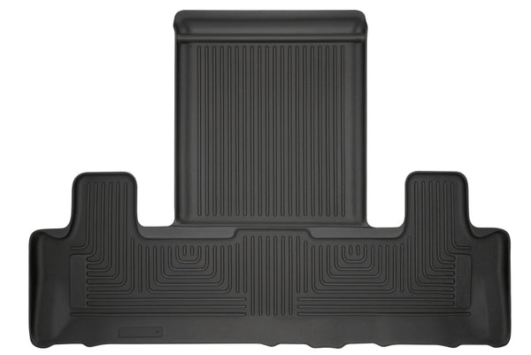 Husky Liners 18-22 Ford Expedition/Lincoln Navigator WeatherBeater 3rd Row Black Floor Liner - Bull Strap