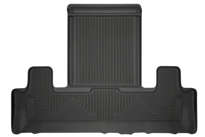 Husky Liners 18-22 Ford Expedition/Lincoln Navigator WeatherBeater 3rd Row Black Floor Liner - Bull Strap