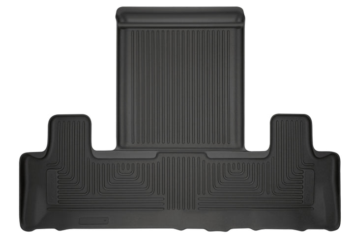 Husky Liners 18-22 Ford Expedition/Lincoln Navigator WeatherBeater 3rd Row Black Floor Liner - Bull Strap