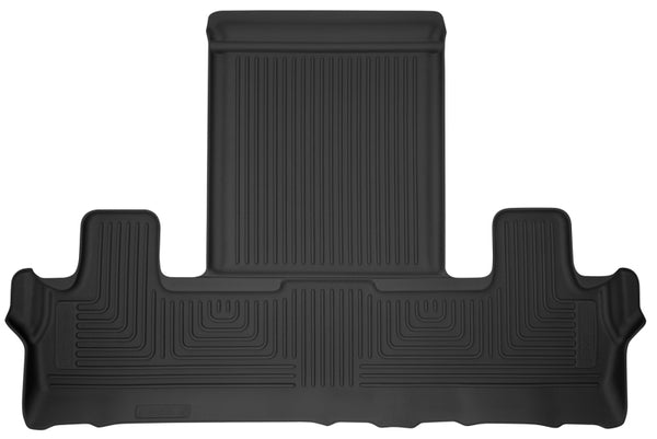 Husky Liners 18-22 Ford Expedition Max X-Act Contour Black Floor Liners (3rd Row) - Bull Strap