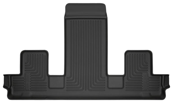 Husky Liners 18+ Chevrolet Traverse / 18+ Buick Enclave X-Act Contour Black Floor Liner (3rd Seat) - Bull Strap
