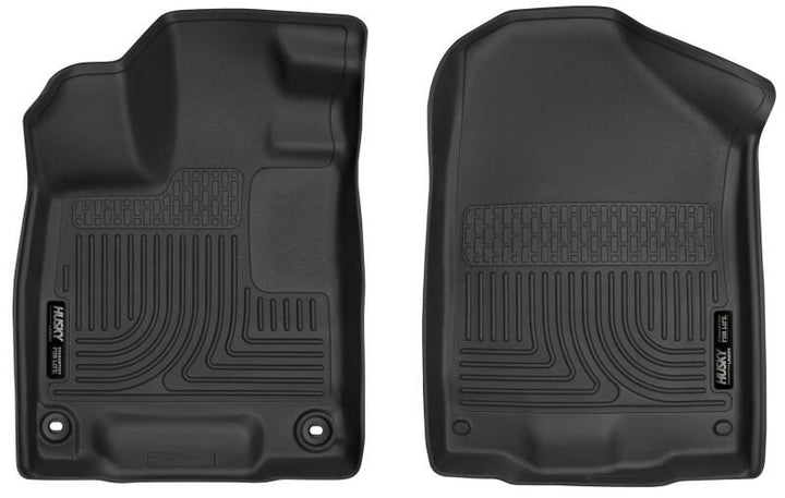 Husky Liners 19-21 Honda Passport / 16-21 Honda Pilot X-act Contour Series Front Floor Liners Black - Bull Strap