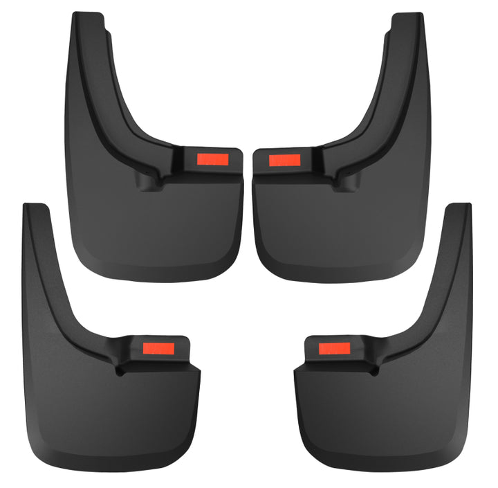 Husky Liners 19-22 Ford Ranger Front & Rear Mud Guard Set - Bull Strap
