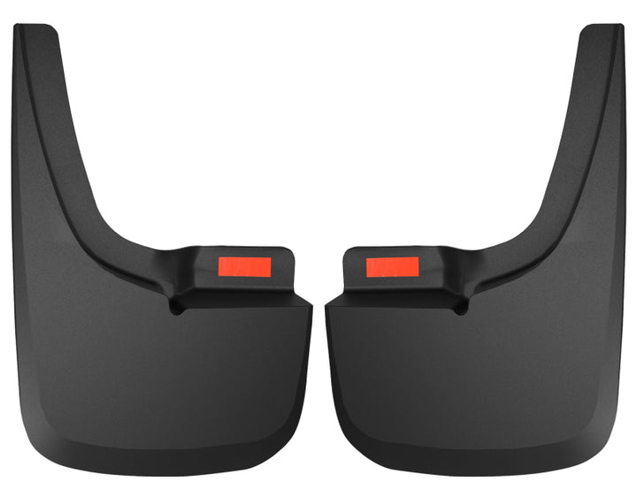 Husky Liners 19-22 Ford Ranger Rear Custom Mud Guards - Black - Bull Strap