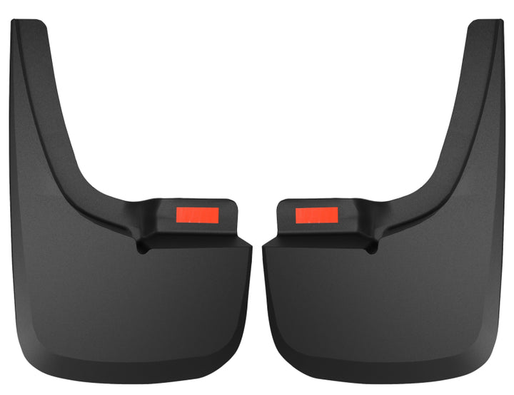 Husky Liners 19-22 Ford Ranger Rear Custom Mud Guards - Black - Bull Strap