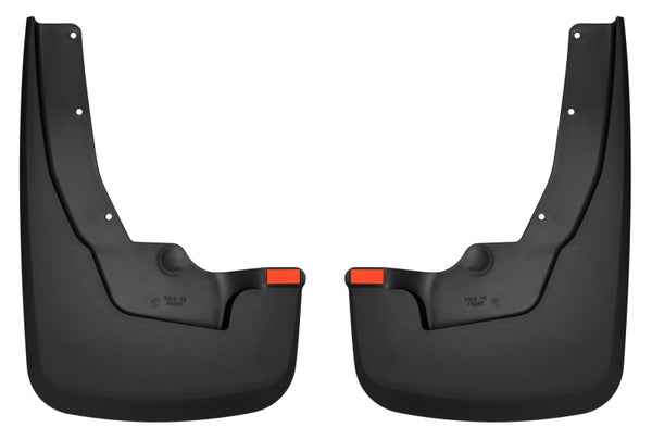 Husky Liners 19-22 RAM 1500 w/ OEM Fender Flares Custom-Molded Front Mud Guards - Bull Strap