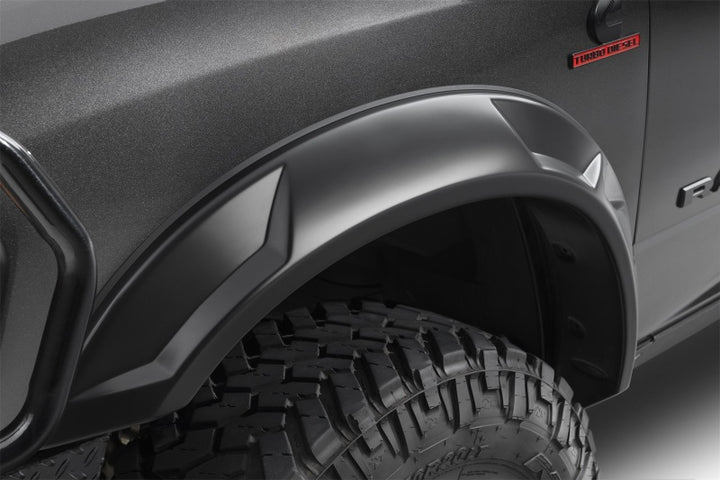 Husky Liners 19-23 RAM 2500/3500 DRT Style Fender Flares (Smooth) 4pc - Blk - Bull Strap