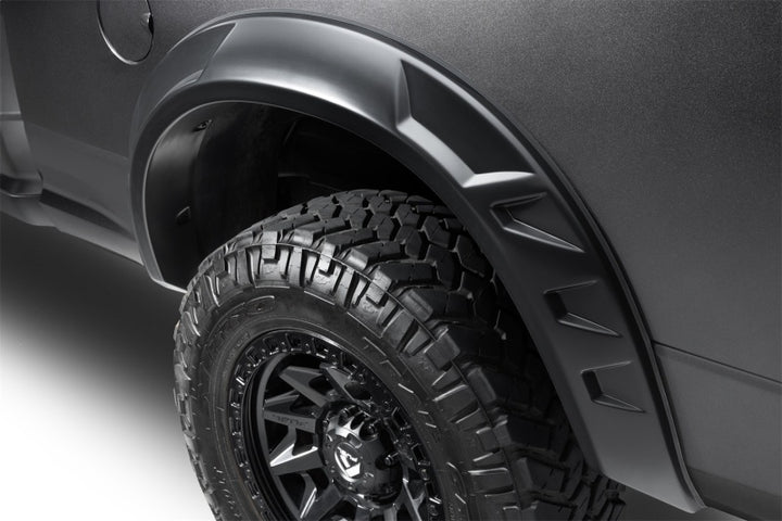 Husky Liners 19-23 RAM 2500/3500 DRT Style Fender Flares (Smooth) 4pc - Blk - Bull Strap