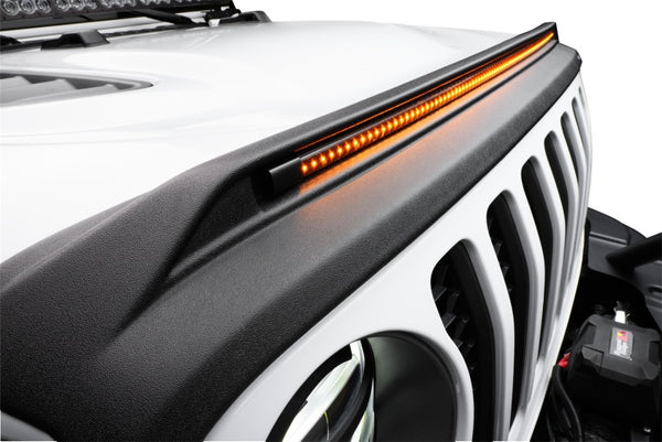 Husky Liners 19-24 GMC Sierra 1500 Aeroskin Lightshield PRO - Blk - Bull Strap