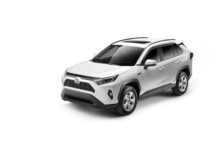 Husky Liners 19-24 Toyota RAV4 Aeroskin Hood Protector - Smoke - Bull Strap