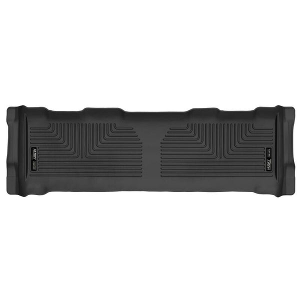 Husky Liners 1999-2007 Ford F-250 Super Duty Crew Cab Pickup X-act Counter Rear Floor Liner (Black) - Bull Strap