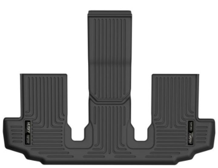 Husky Liners 20-21 Highlander All / 2021 Highlander XSE X-act Contour Series 3rd Seat Liners - Black - Bull Strap