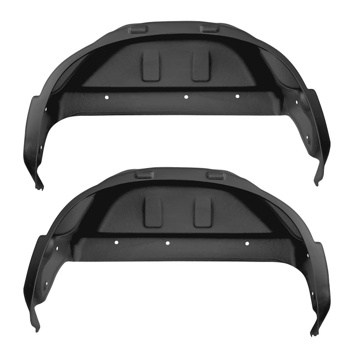 Husky Liners 20-22 Chevrolet Silverado 2500/3500 HD Rear Wheel Well Guards - Black - Bull Strap