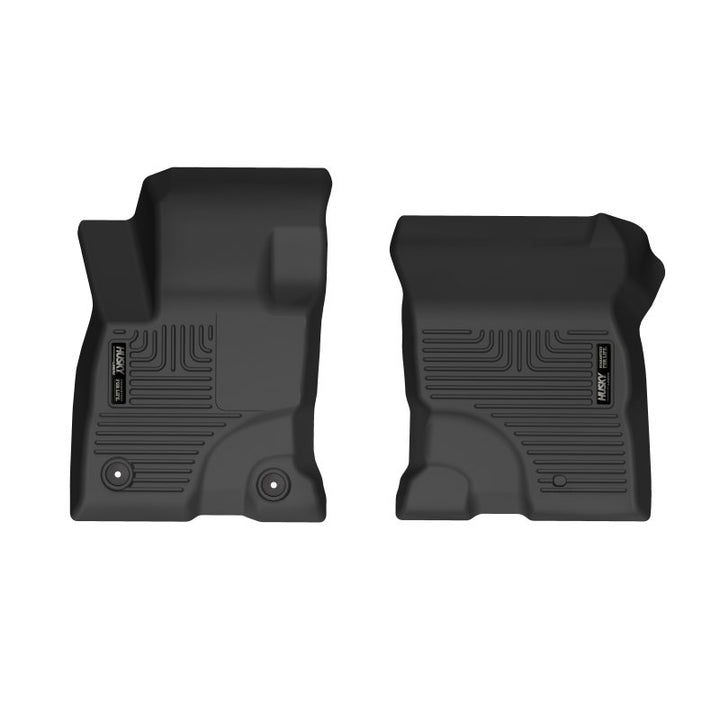 Husky Liners 20-22 Ford Escape Hybrid Front Floor Liners - Black - Bull Strap