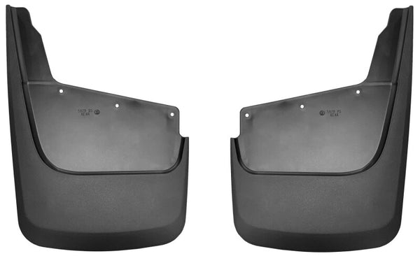 Husky Liners 20-22 GM Silverado/Sierra 2500/3500 HD (excl. Dually) Rear Mud Guards - Black - Bull Strap