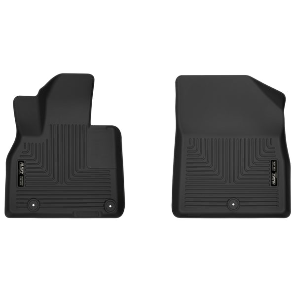 Husky Liners 20-22 Hyundai Palisade Black X-Act Contour Front Floor Liners - Bull Strap