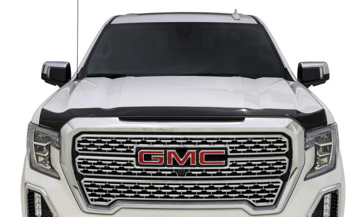Husky Liners 20-23 GMC Sierra 2500/3500HD Aeroskin Hood Protector - Smoke - Bull Strap