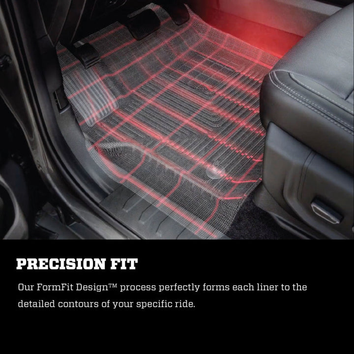 Husky Liners 20-23 Mercedes-Benz GLE350/GLE450 Weatherbeater Black Front & 2nd Seat Floor Liners - Bull Strap