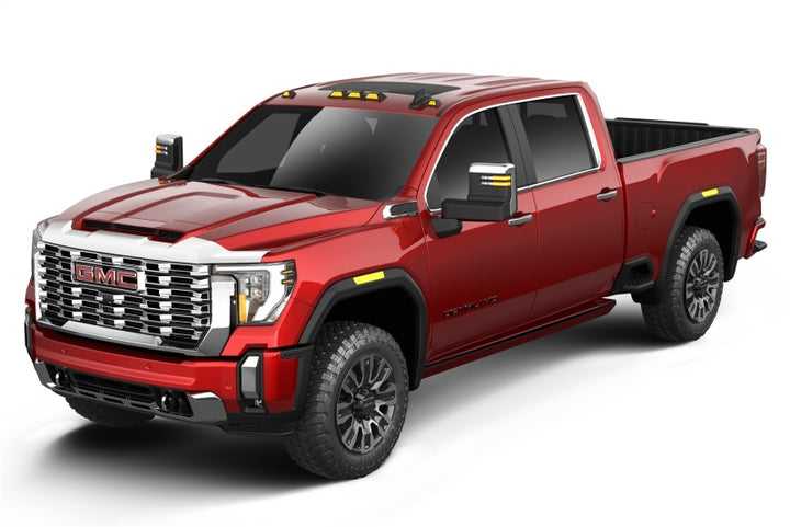 Husky Liners 20-24 Ford Explorer (Excl. Vehicles w/Hood Lettering) Aeroskin Hood Protector - Chrome - Bull Strap