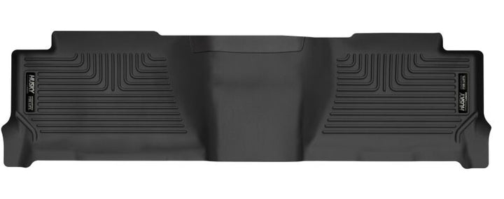 Husky Liners 2004-2006 Chevrolet Silverado 1500 Crew Cab Pickup X-act Contour Rear Floor Mat (Black) - Bull Strap
