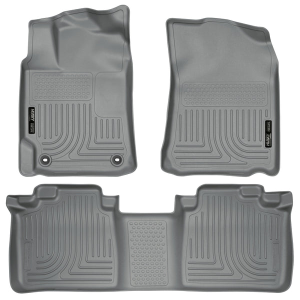 Husky Liners 2012 Toyota Camry WeatherBeater Combo Gray Floor Liners - Bull Strap