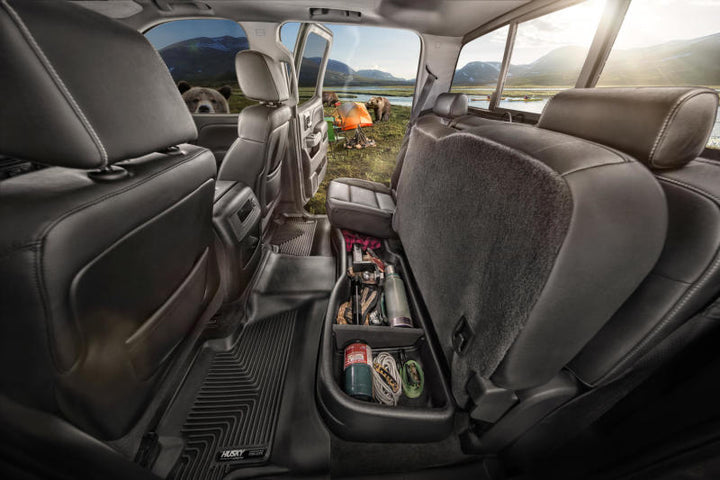 Husky Liners 2014 Chevrolet/GMC Silverado/Sierra 1500 Ext Cab Pickup Husky Underseat GearBox Storage - Bull Strap