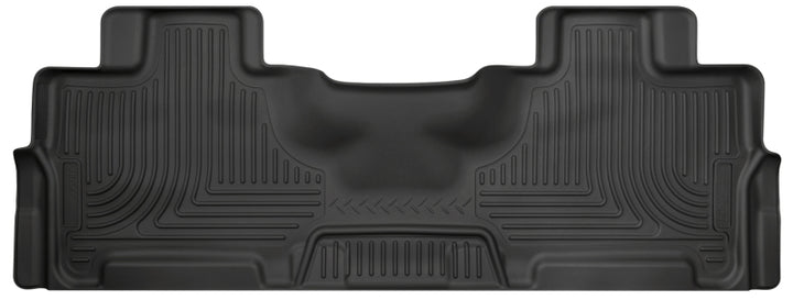 Husky Liners 2015 Ford Expedition/Lincoln Navigator WeatherBeater 2nd Row Black Floor Liner - Bull Strap