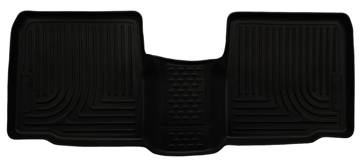 Husky Liners 2015 Ford Explorer WeatherBeater 2nd Row Black Floor Liner - Bull Strap