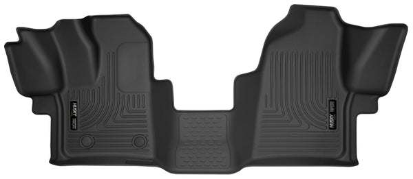 Husky Liners 2015 Ford Transit-150/Transit-250/Transit-350 X-Act Contour Black Front Row Liner - Bull Strap