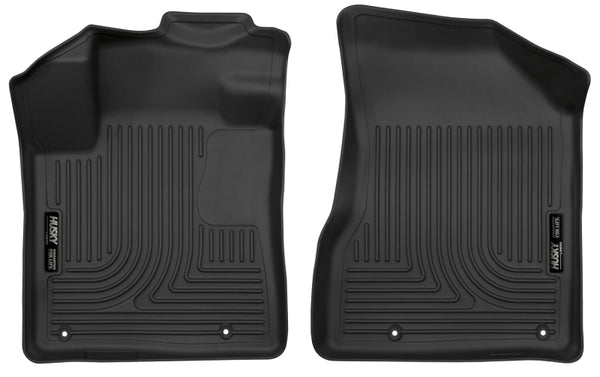 Husky Liners 2015 Nissan Murano Weatherbeater Black Front Floor Liners - Bull Strap