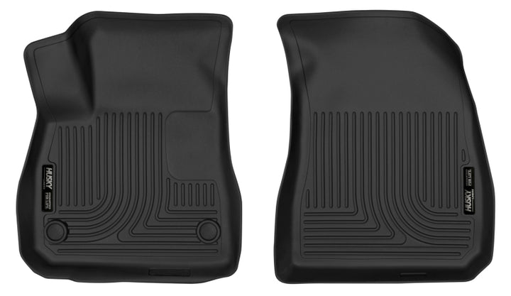 Husky Liners 2016+ Chevrolet Malibu X-Act Contour Black Front Floor Liners - Bull Strap