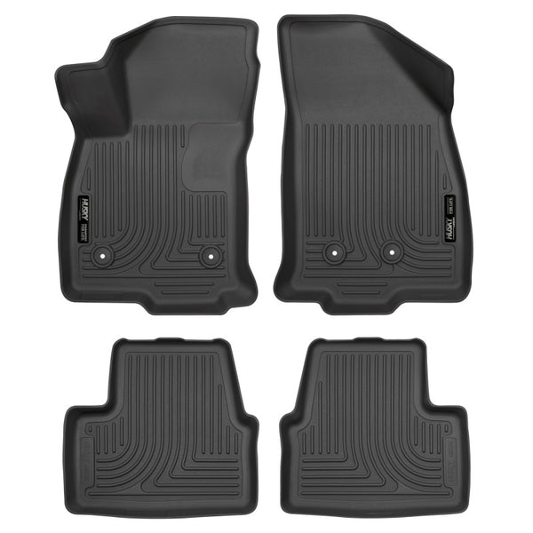Husky Liners 2016 Chevrolet Volt WeatherBeater Combo Black Floor Liners - Bull Strap