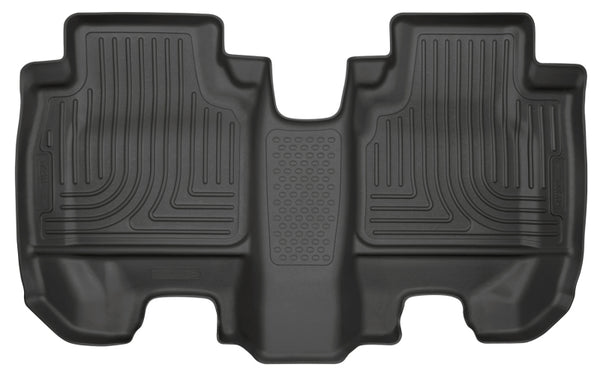 Husky Liners 2016 Honda HR-V Weatherbeater Black 2nd Row Floor Liners - Bull Strap