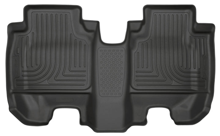 Husky Liners 2016 Honda HR-V Weatherbeater Black 2nd Row Floor Liners - Bull Strap