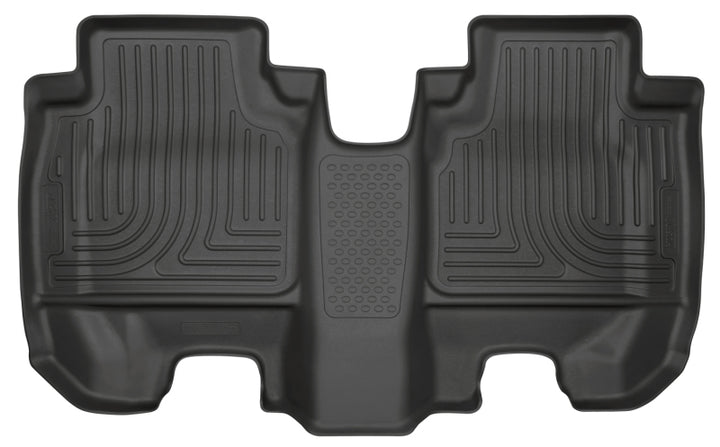 Husky Liners 2016 Honda HR-V Weatherbeater Black 2nd Row Floor Liners - Bull Strap
