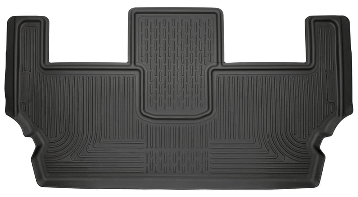 Husky Liners 2017 Chrysler Pacifica (Stow and Go) 3rd Row Black Floor Liners - Bull Strap