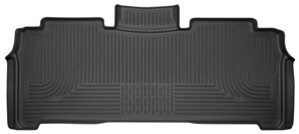 Husky Liners 2017 Chrysler Pacifica (Stow and Go) Weatherbeater 2nd Row Black Floor Liners - Bull Strap