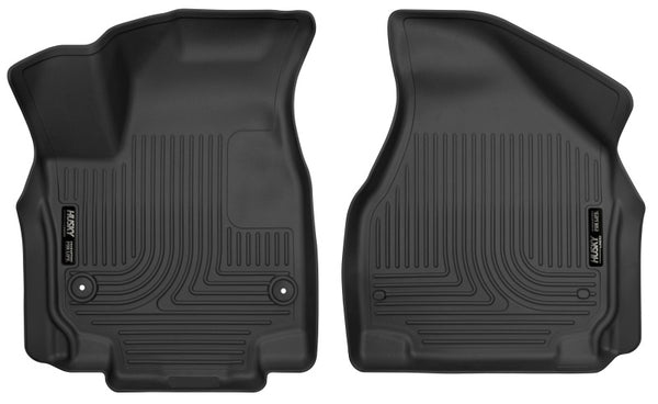 Husky Liners 2017 Chrysler Pacifica WeatherBeater Front Row Black Floor Liners - Bull Strap