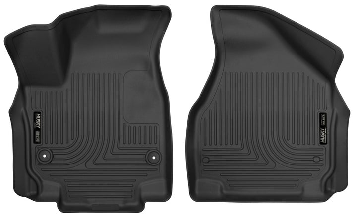 Husky Liners 2017 Chrysler Pacifica WeatherBeater Front Row Black Floor Liners - Bull Strap