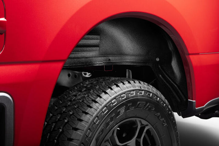 Husky Liners 2017 Ford F-250 Super Duty / 2017 Ford F-350 Super Duty Black Rear Wheel Well Guards - Bull Strap