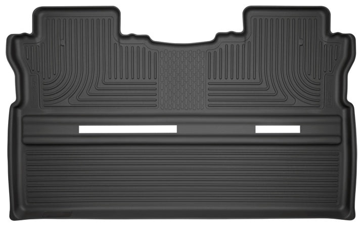 Husky Liners 2017 Honda Ridgeline WeatherBeater 2nd Row Black Floor Liners - Bull Strap